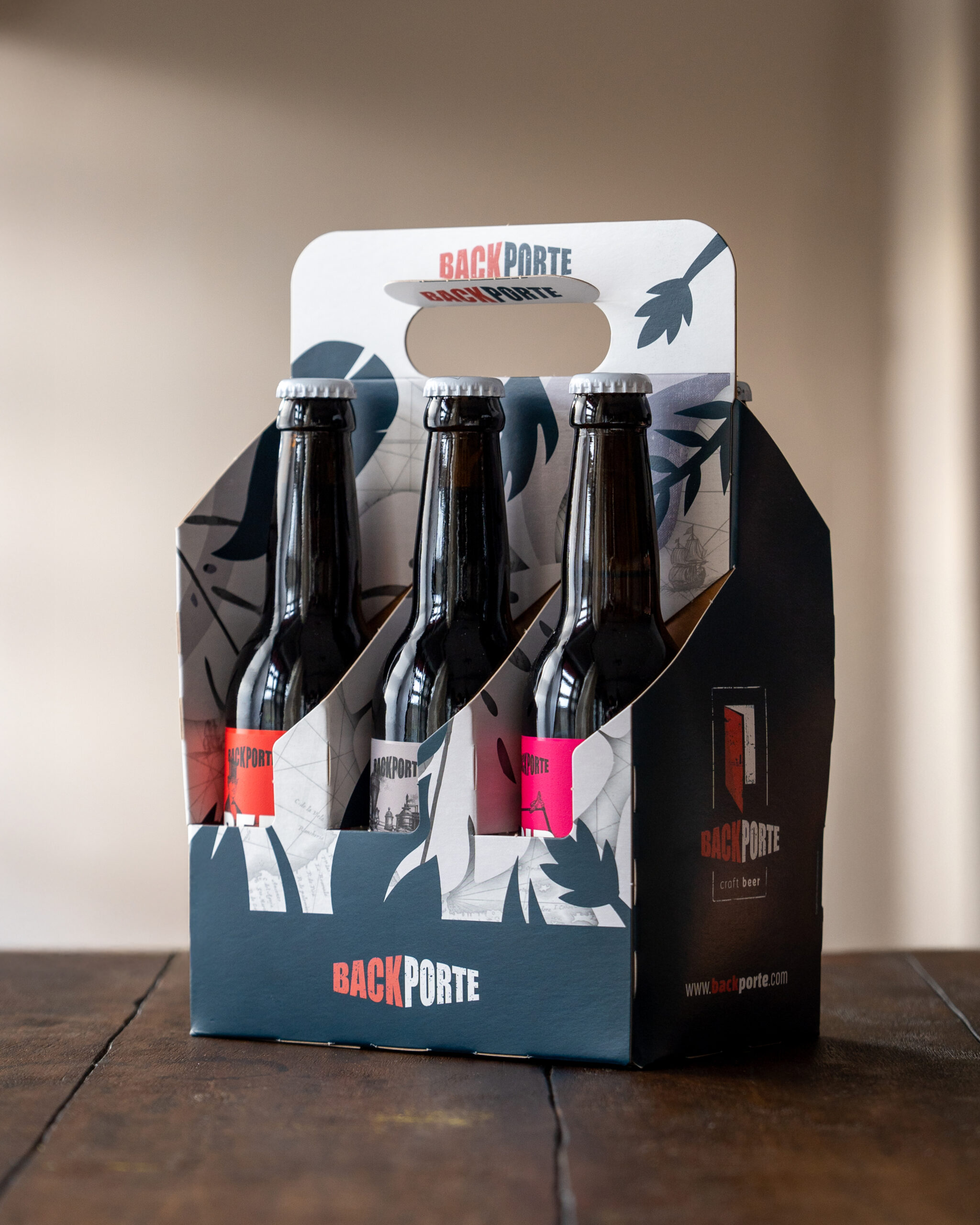 Coffret Cadeau Bière Artisanale – Valisette 5 Bières + 1 Verre Backporte